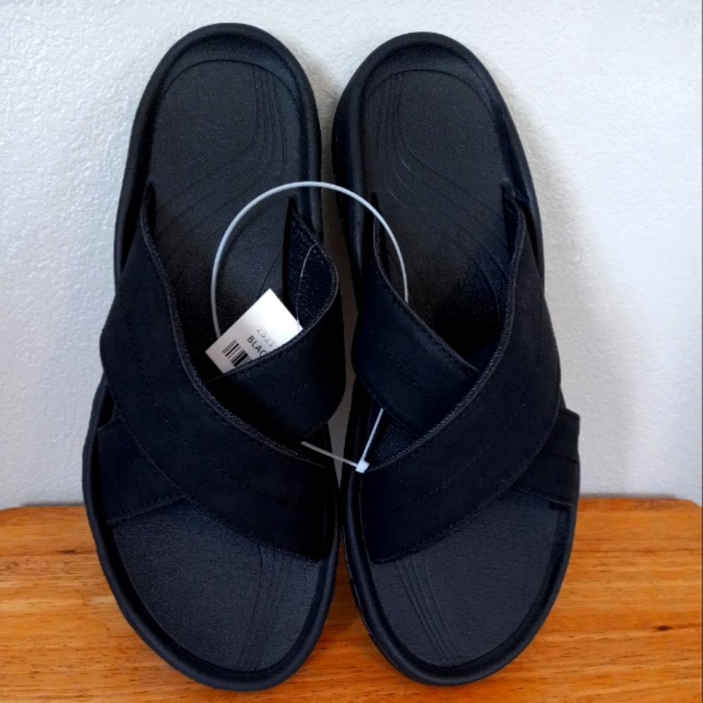 London Fog BJ's Liverpool 3 Men's Sliders in Black